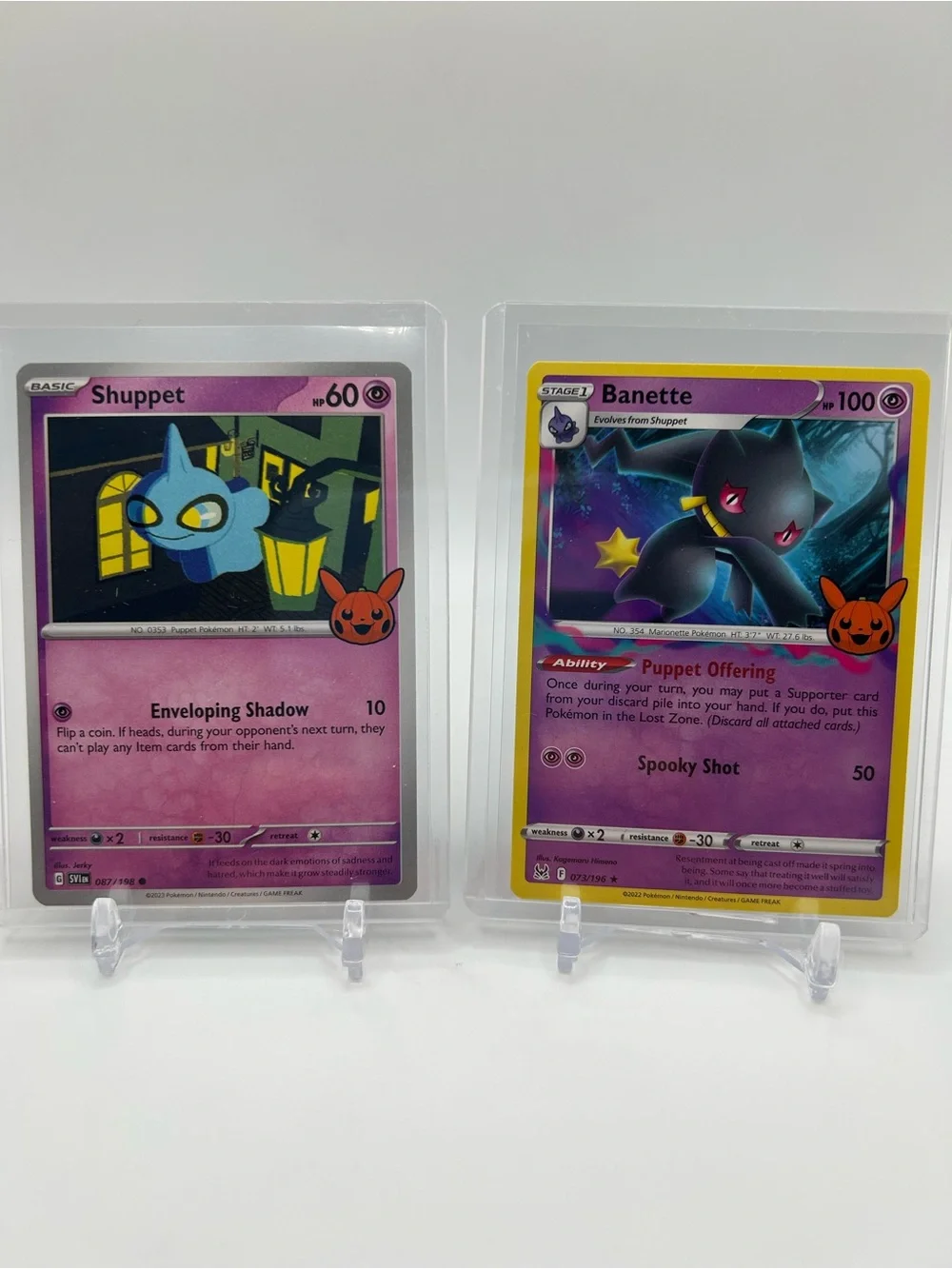 Shuppet > Banette Pokemon Trick or Trade Trading Cards 🎃